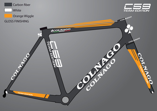 Wiggle Honda Pro Cycling: powered by Colnago and Campagnolo in 2013.