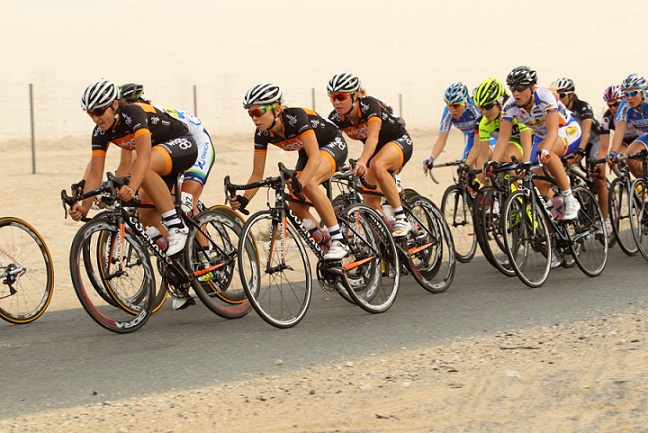Wiggle Honda riders make the selection in stage one of the Ladies Tour of Qatar