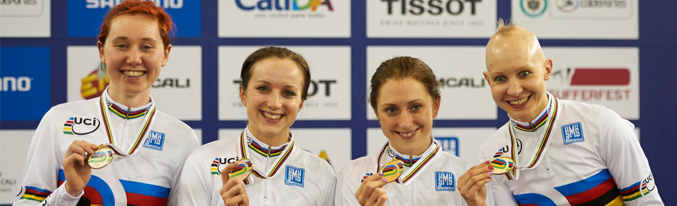 Barker, Rowsell And Trott Retain GB’s Team Pursuit World Title