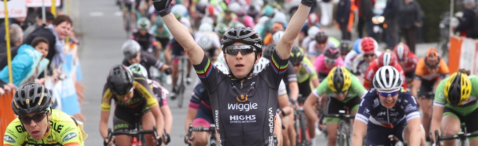 Giorgia Bronzini wins the GP Dottignies for the third time