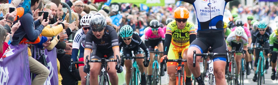 Lucy Garner takes second in Women’s Tour de Yorkshire bunch sprint